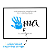DIY Poster für die Großeltern