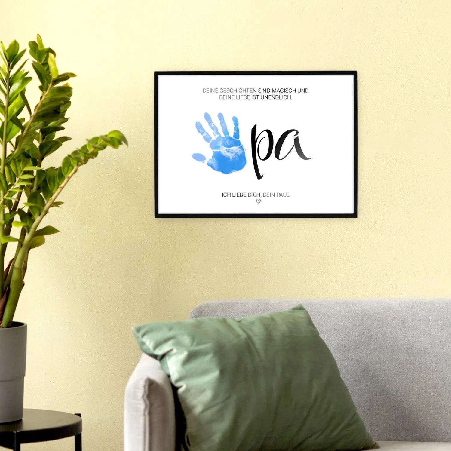 DIY Poster für die Großeltern