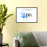 DIY Poster für die Großeltern