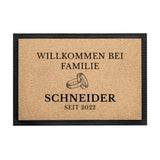Fußmatte - Willkommen mit Personalisierung