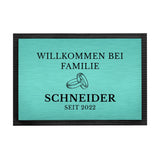 Fußmatte - Willkommen mit Personalisierung