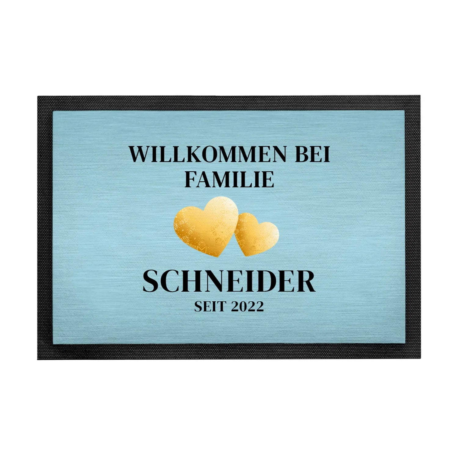 Fußmatte - Willkommen mit Personalisierung