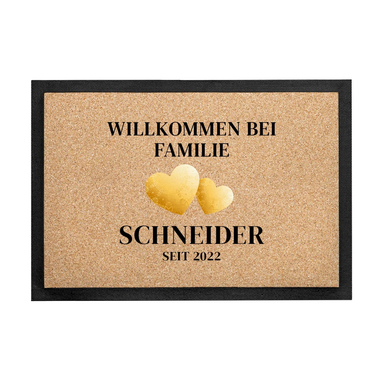 Fußmatte - Willkommen mit Personalisierung