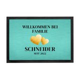 Fußmatte - Willkommen mit Personalisierung