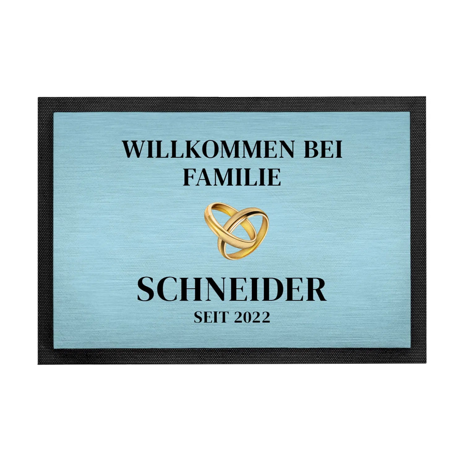 Fußmatte - Willkommen mit Personalisierung