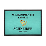 Fußmatte - Willkommen mit Personalisierung