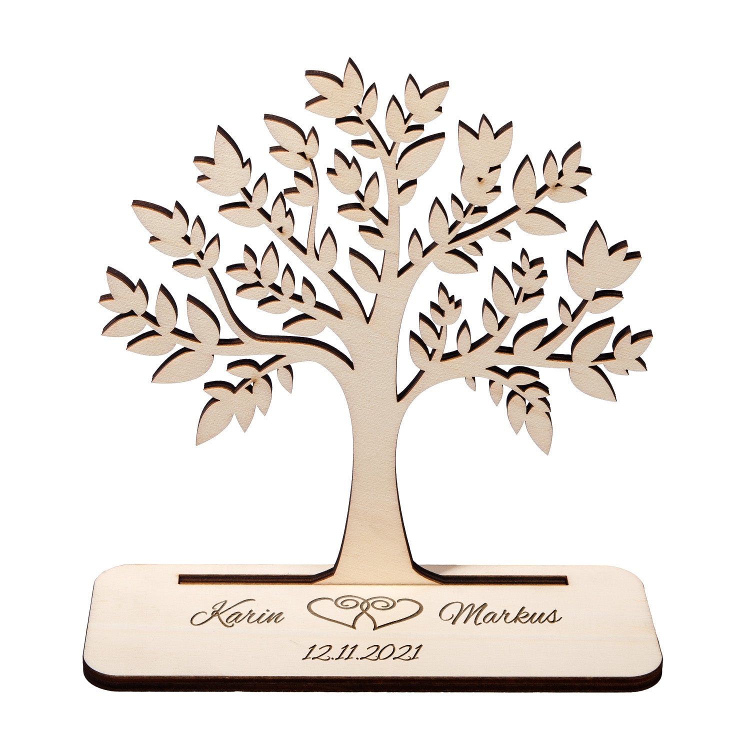 personalisierter Geldbaum zur Hochzeit