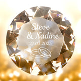 Diamant zur Hochzeit - mit Personalisierung