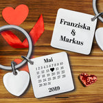 Schlüsselanhänger mit Herz - "Schönster Tag"