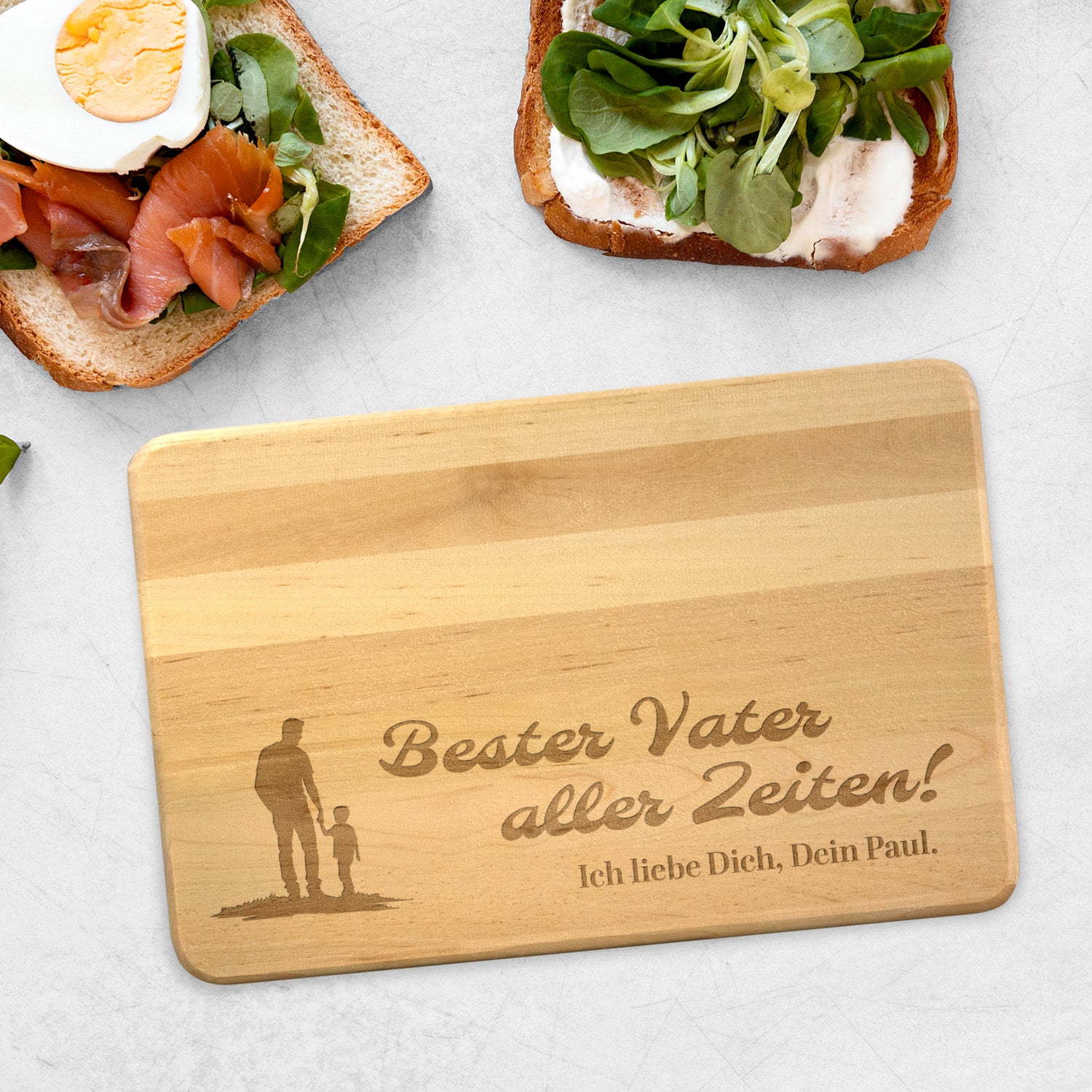 Frühstücksbrettchen - Bester Vater aller Zeiten Sohn