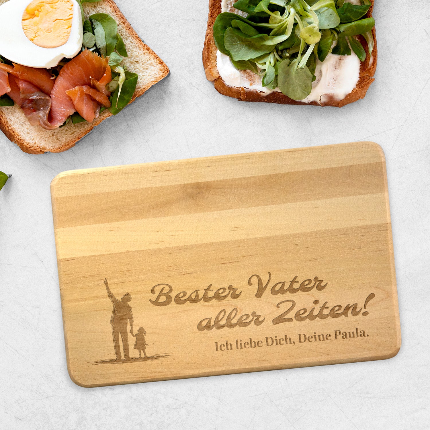 Frühstücksbrettchen - Bester Vater aller Zeiten Tochter