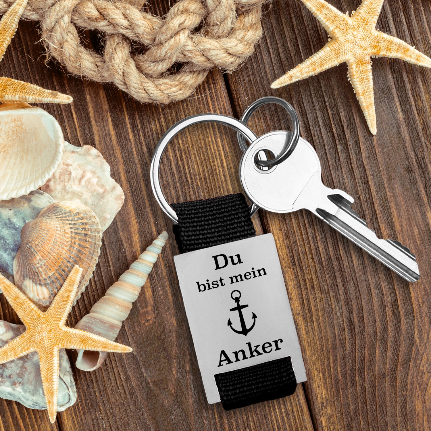 Schlüsselanhänger - Du bist mein Anker
