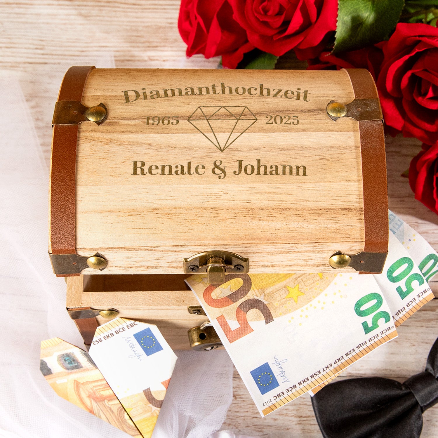 Schatztruhe zur Diamanthochzeit