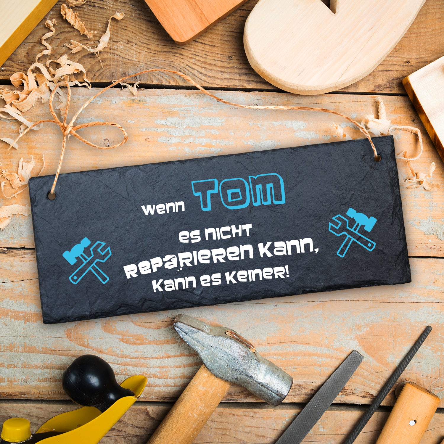 Schiefertafel - Wenn Wunschname es nicht reparieren kann