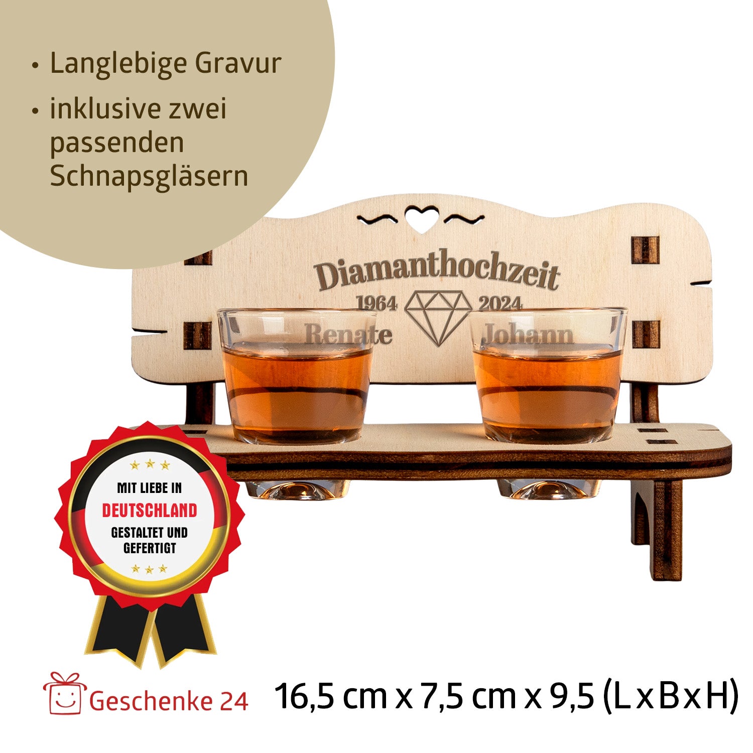 Schnapsbank - Diamantene Hochzeit