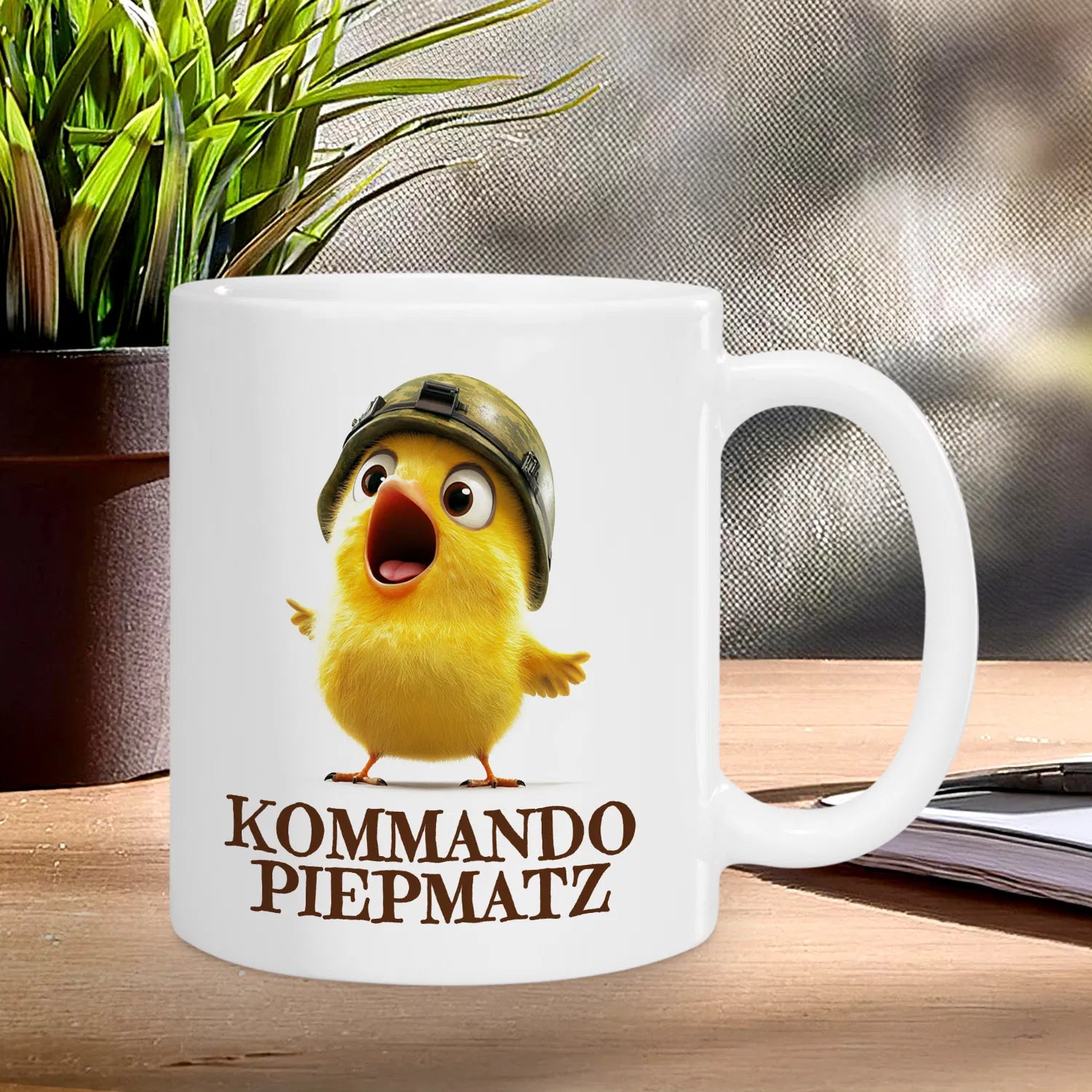 Tasse Kommando Piepmatz Motiv 2