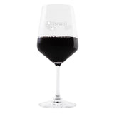 Weinglas -Weinrebe - mit Namen