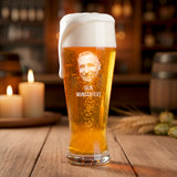 Weizenbierglas - Fotogravur