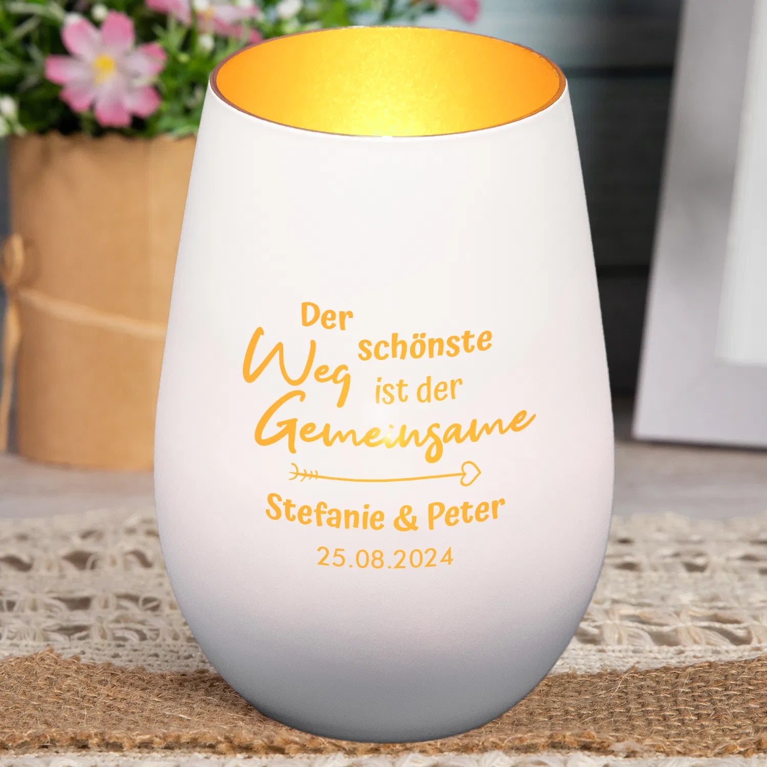 Windlicht - Hochzeit