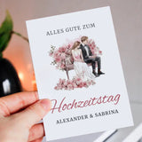Grußkarte zur Hochzeit