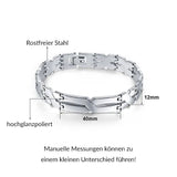 Edelstahl-Armband mit Gravur