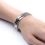 Edelstahl-Armband mit Gravur