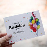 Grußkarte zum Geburtstag