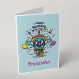 Grußkarte zum Geburtstag - Birthday Cupcake