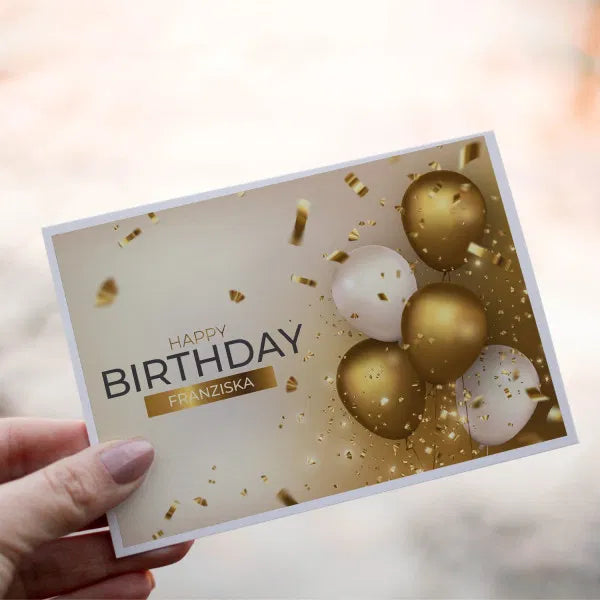 Grußkarte zum Geburtstag