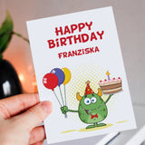 Grußkarte zum Geburtstag - Birthday Monster