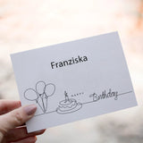 Grußkarte zum Geburtstag - Birthday Wish