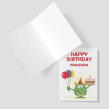 Grußkarte zum Geburtstag - Birthday Monster