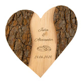 Holz Herz - zur Hochzeit