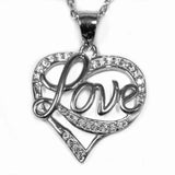 Halskette - Herz Love 925er Silber