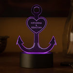 LED Deko Anker mit Personalisierung