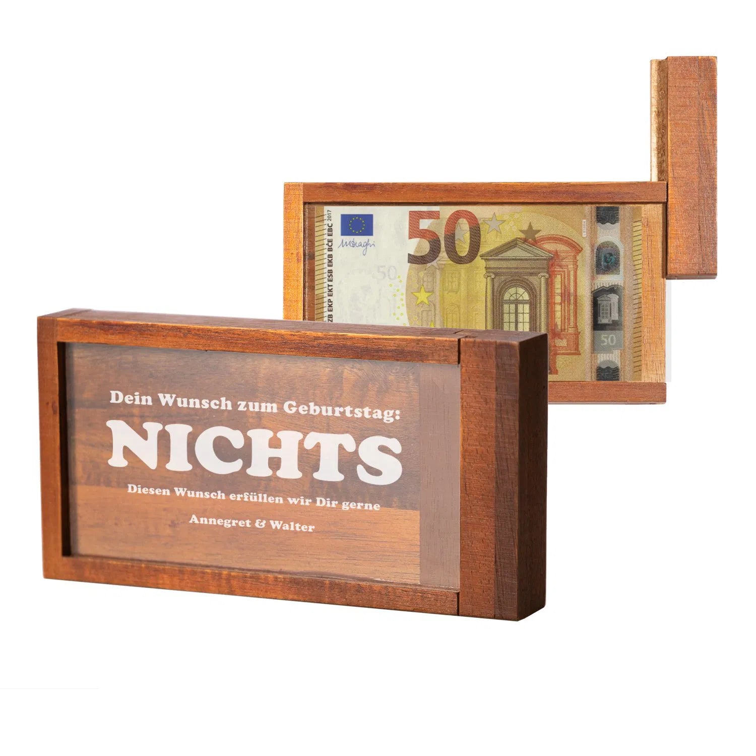 Magische Geldgeschenkebox zum Geburtstag - Nichts