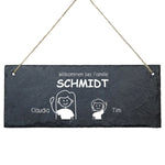 Schiefertafel - Individuell im Comic Stil