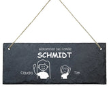 Schiefertafel - Individuell im Comic Stil