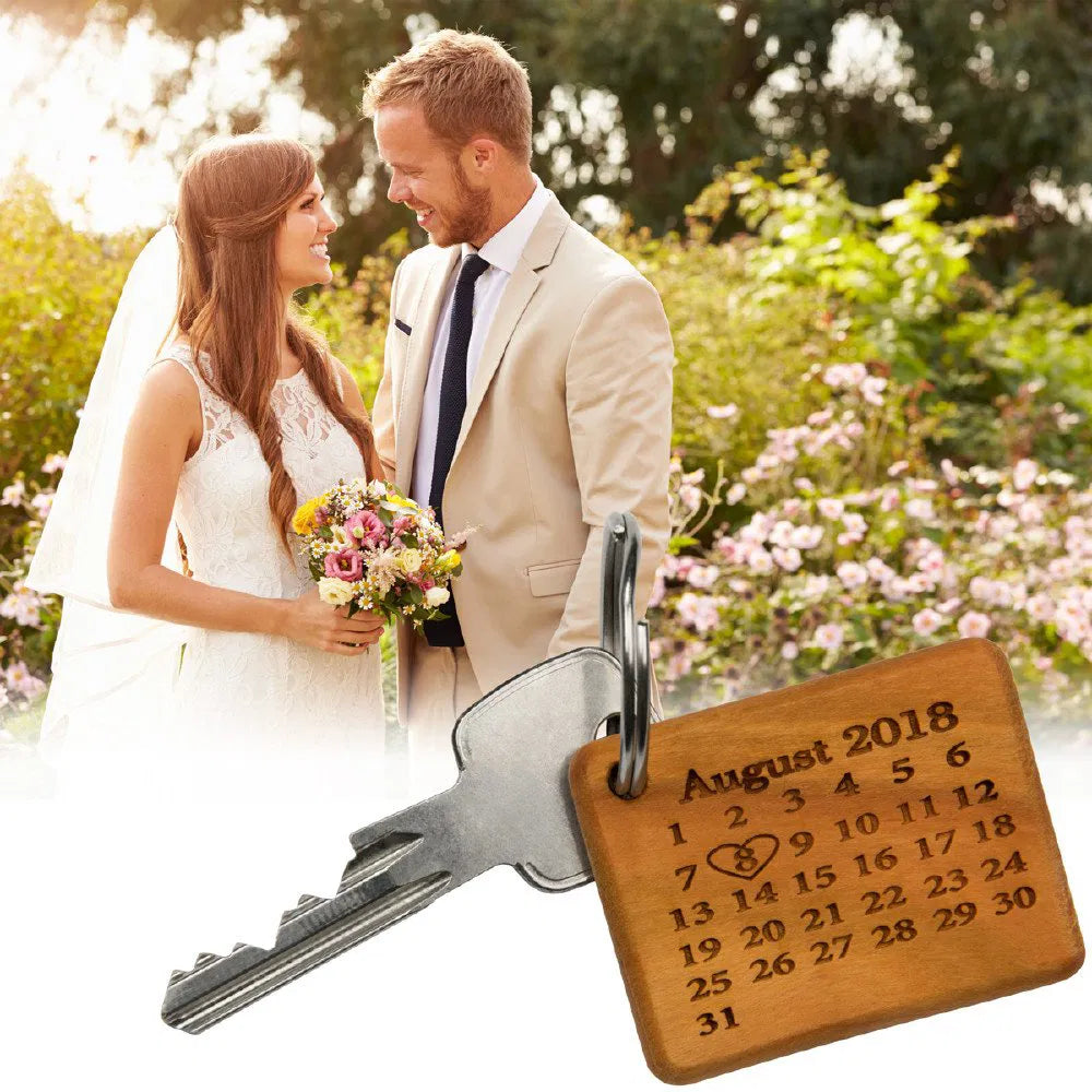 Schlüsselanhänger Hochzeitstag