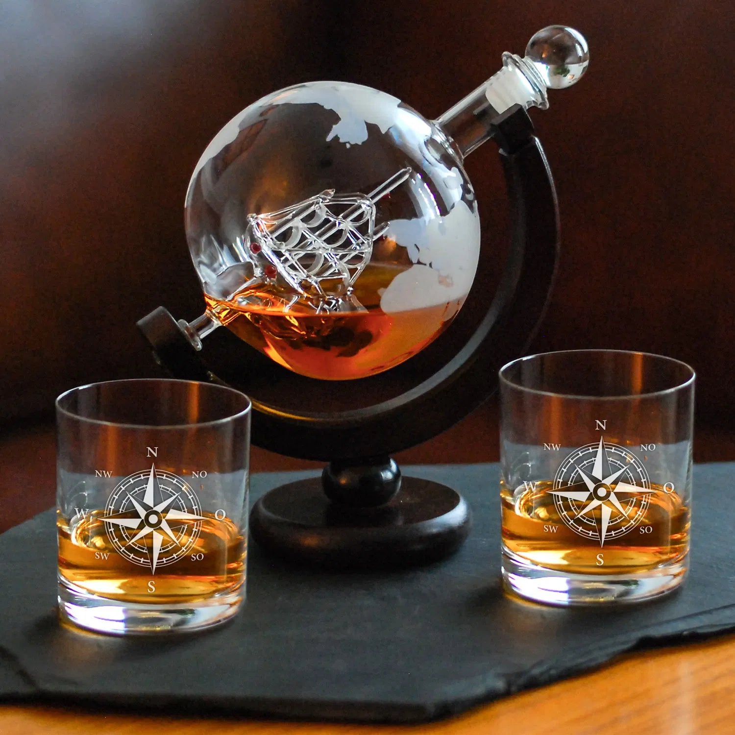 Whiskykaraffe Globus