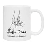 Tasse - Bester Papa mit Personalisierung