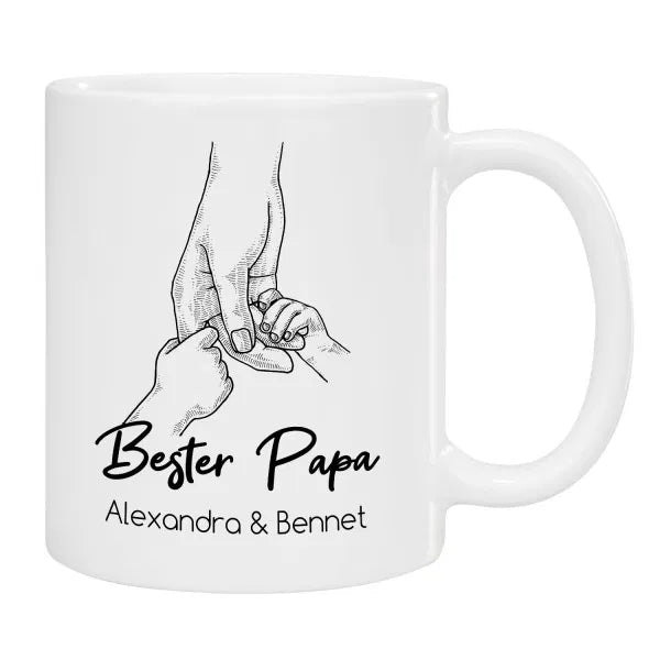Tasse - Bester Papa mit Personalisierung