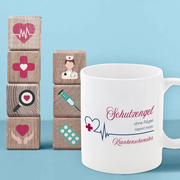 Tasse - Engel ohne Flügel nennt man